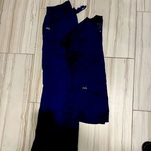 Navy blue scrub set